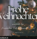 Wir wünschen Fröhliche Weihnachten