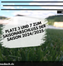 Senioren: Platz 3 und 7 zum Saisonabschluss der Saison 2024/2025