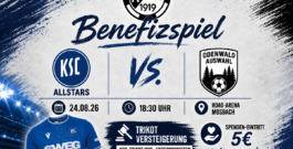 KSC-Allstars zu Gast in der HDAO-Arena – Benefizspiel für den guten Zweck
