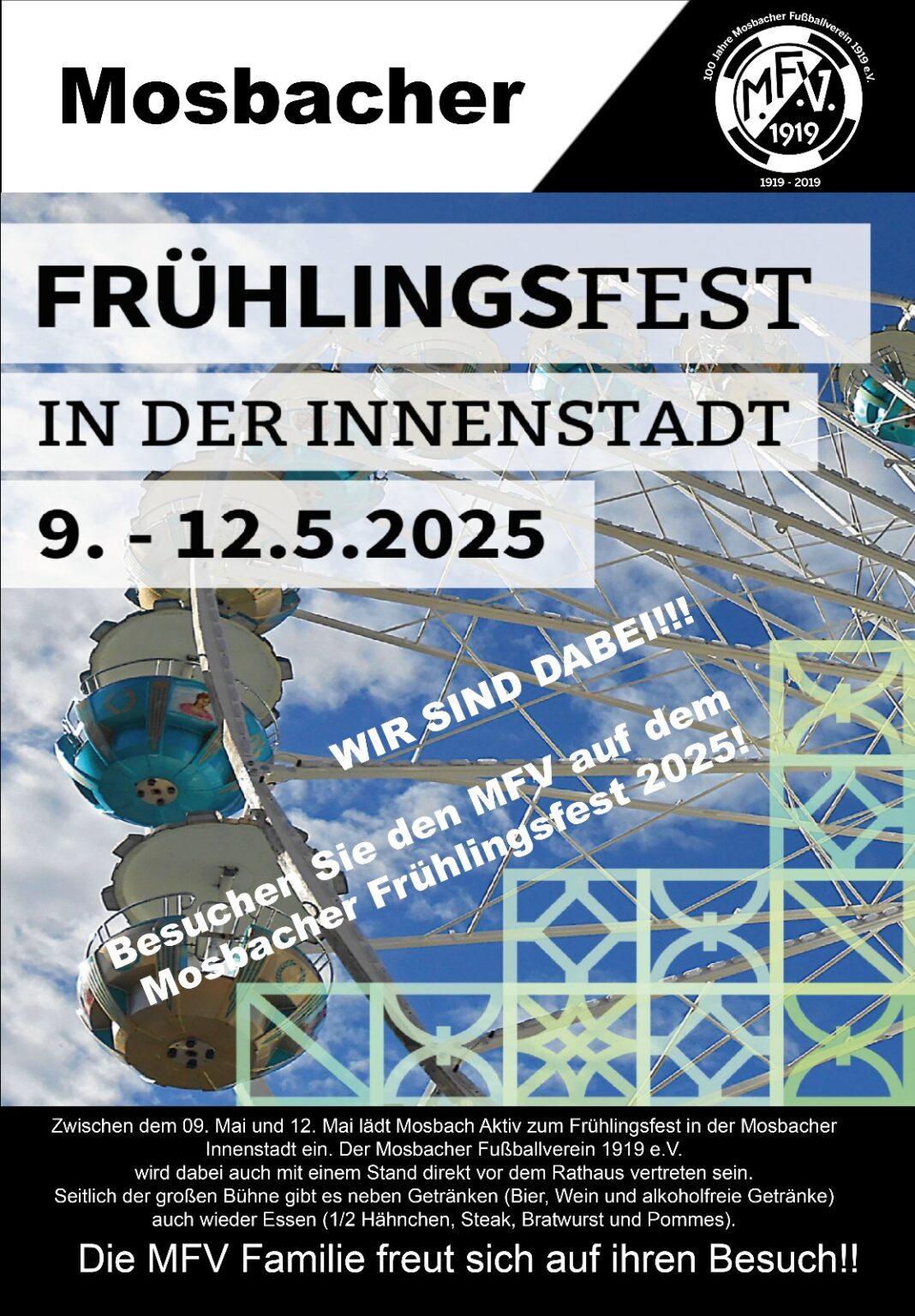 Mosbacher Frühlingsfest 2025 – Mosbacher Fußballverein 1919 e.V.