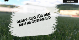 A-Junioren: Derby-Sieg für den MFV im Odenwald