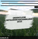 Ordentliche Mitgliederversammlung 2025