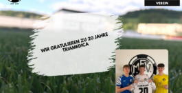 Wir gratulieren zu 20 Jahre triamedica