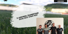 D-Junioren: Trainerteam für die Saison 2026/2027 steht fest